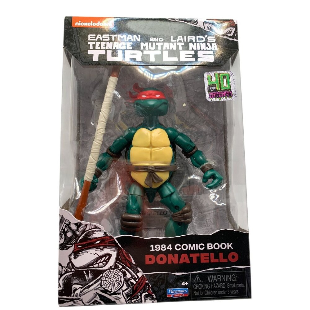 Teenage Mutant Ninja Turtles 1984 Comic Book Donatello Action Figure Anniversary